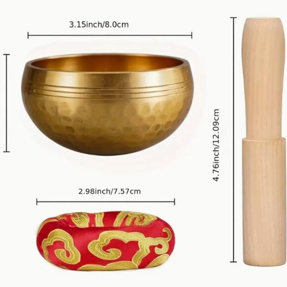 Copper Spiritual Meditation Bowl - Picture 3 of 4